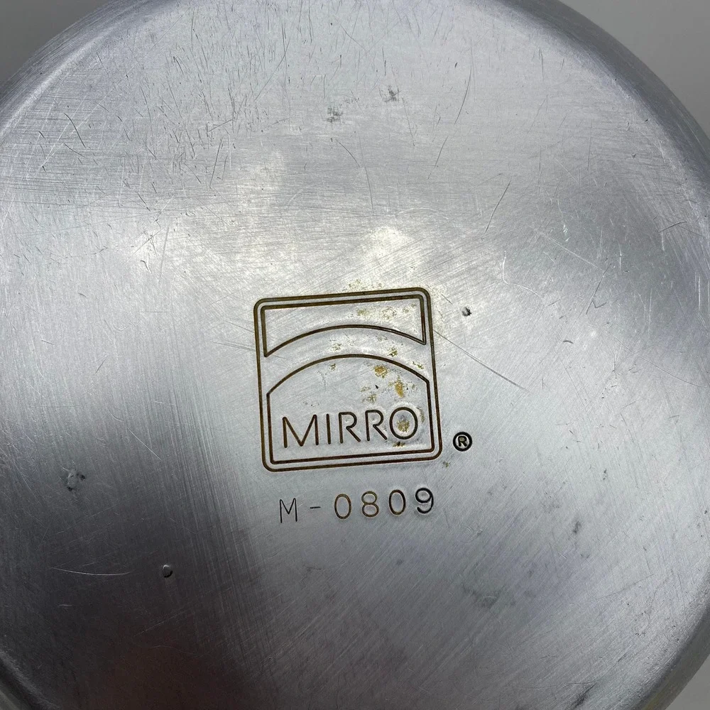 Mirro Percolator Silver Aluminum Vintage Stovetop Coffee Pot M-0809